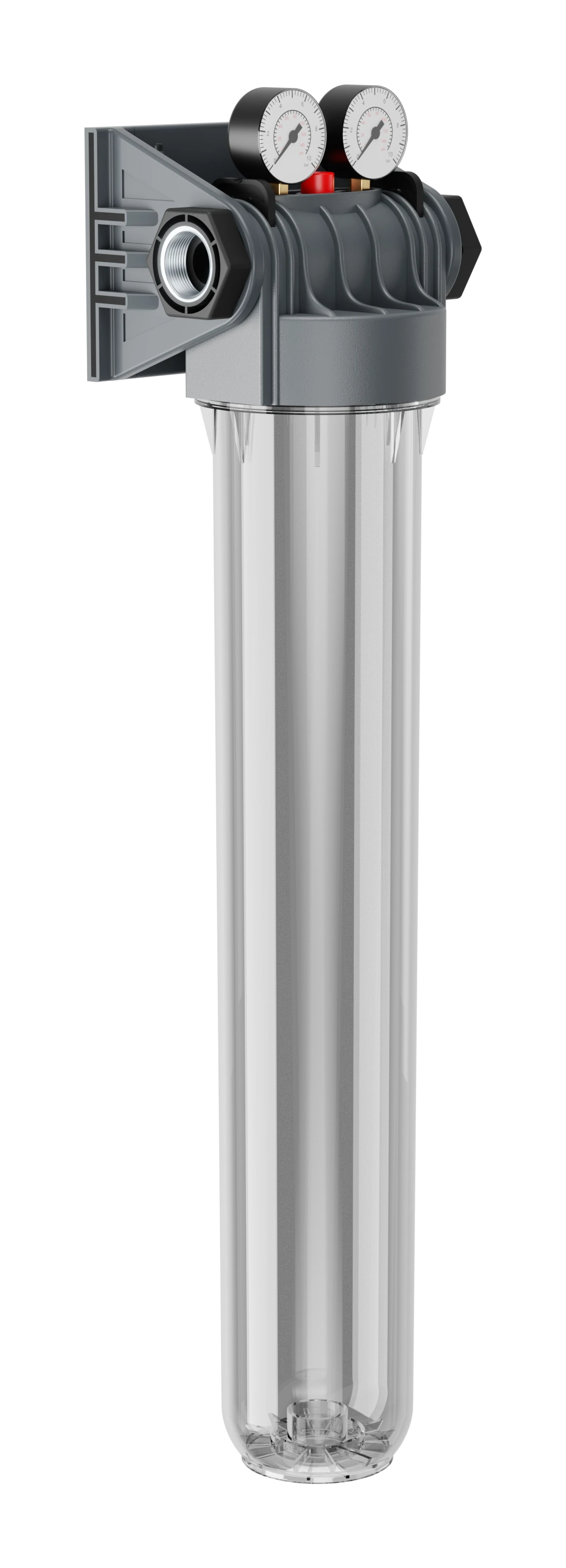 EUROFIL Manometreli 20" Tekli Filtre Kabı